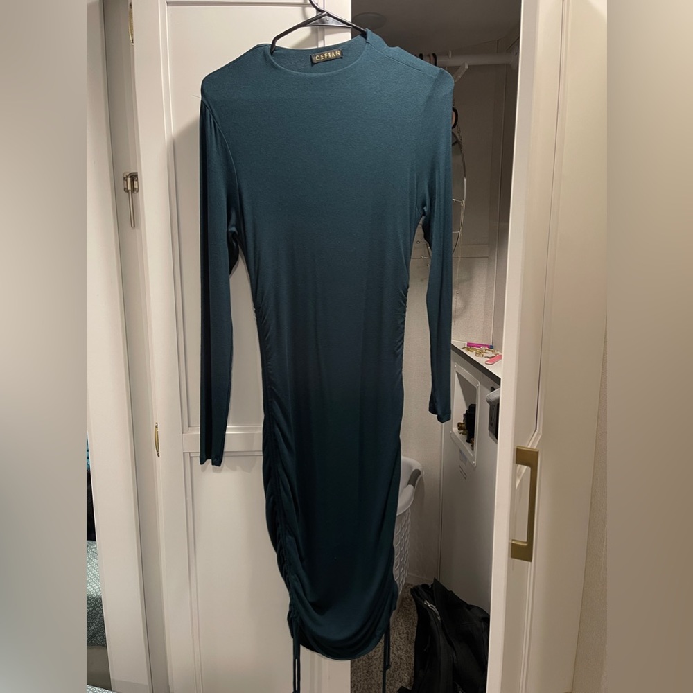 MIDI Dress Hunter Green (New)‼️